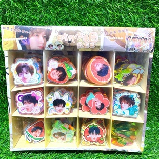 Star Peripheral Acrylic Butt Clip ins Wind Learning Home Test Paper Clip Cute PP Clip Storage Clip Long Tail Clip