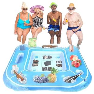 Взрывные водные шахматные столы настольные игры Водный ледяной бар надувной плавучий взвод
