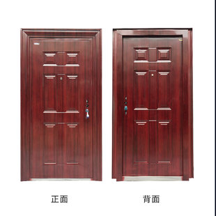 Boutique Home Decoration Spot White Class D Security Door Class A Home Entry Engineering Steel Flat Opening Security Door