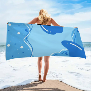Bath towel beach beach towel for men and women can be shawl bedding portable outdoor travel beach beach towel