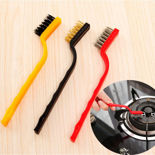 Cleaning Brush for Coal Stove Range Hood Cleaning Brush for Household Kitchen Dead Angle Decontamination Cleaning suit Steel Wire Brush