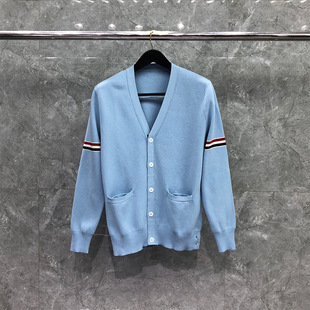 Brand Factory Direct sales TB sweater cardigan classic versatile knitted men and women couple wear fashion cardigan jacket