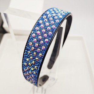 wide full diamond hairpin rhinestone hairband Diamond non-slip cover white hair with diamond adult hairpin headdress hair accessories