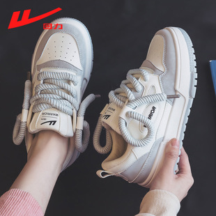 Huili women's shoes genuine goods 2025 new casual sports bread shoes explosions thick-soled fashion Joker small white shoes board shoes