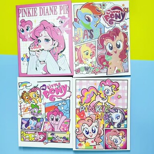Little Pony Poly с жесткой оболочкой, вкладка, маленькая красная книга, высокое значение, insA5 размер студенческая книга, прямая продажа