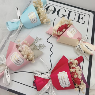 Finished goddess festival carnation bouquet simulation flower companion gift suit decoration soap flower store gift