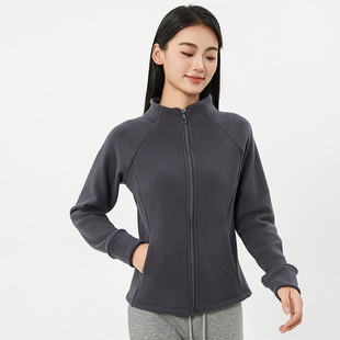 Shu Nieji 941# Hooded Jacket Women's Winter Thickened Olympic Velvet Fabric Advanced Sense Fleece Hooded Sweatshirt