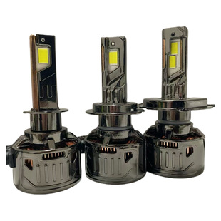 Three copper tube car LED headlight strong light super power LED high beam low beam bulb super light super heat dissipation