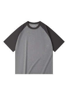 "Aesthetics of Cotton" Summer Slim-fit Slim-fit Short-sleeved T-shirt Boys Loose Sports Wrinkle-resistant Top