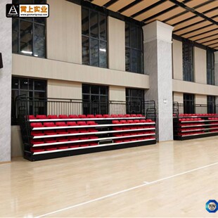 Manufacturer Supplies Basketball Hall Event Stands, Manual Stand Seats, School Low-Back Electric Retractable Stands
