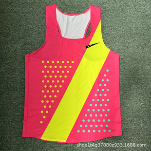 [body Test Vest] Summer Men's Track and Field Racing Marathon Running Sports Vest Training Competition Quick-drying Breathable