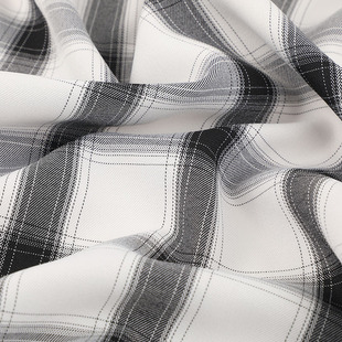 New in stock 158g polyester plaid fabric spring and summer women's shirt skirt JK uniform coat fabric