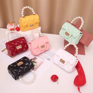 Маленькая сумка желе Юго-Восточной Азии внешней торговли bags детская сумка женская сумка 2023 цепная сумка жемчужная сумка бриллиант сумка