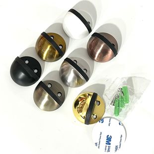 304#201 stainless steel door top turtle top non-perforated door touch mute hemisphere door stopper anti-collision thickened rubber door stop