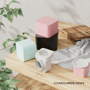 in stock 5 g10g20g30g50g Square Cream Bottle Lotion Eye Cream Mask Bottle Double Layer PP Scrub Face Cream Jar