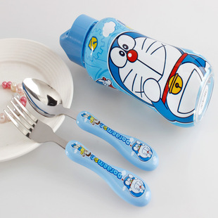 Promotional Gifts Children's Tableware Spoon Fork Cartoon Water Cup Combination Set Student Award