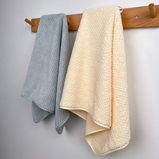 Towel Men's and Women's Household Dormitory Soft Absorbent Quick-drying Bath Towel Wipe Hair Wash Face No Hair Drop High-grade