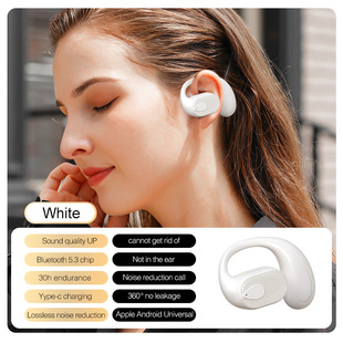 OWS ear-mounted Bluetooth headset wireless large power single-ear open business model for a long time without pain factory direct sales