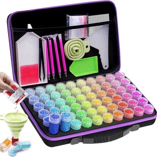 Cross-border Hot Diamond Painting Diamond Bottle Storage Bag 60 Gig Multi-functional Spot Drill suit Essential Oil Portable Toolbox