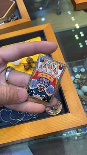 New Zakiram Gold Card Tibetan Gold Card Painted Manjusri Portable Card with Plastic Encapsulation Gold Foil Copper Card New