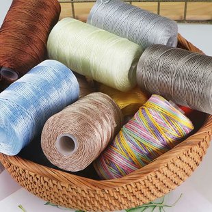 Handmade fine ice twine knitting hat Crochet thread thin body light ice thread spring autumn summer cushion 1.5mm hook shoes