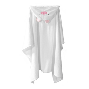 Children's Bath Towel Manufacturer Coral Velvet Bath Skirt for Boys and Girls Universal Quick-drying Hooded Cloak Bathrobe Beach Cartoon Hooded