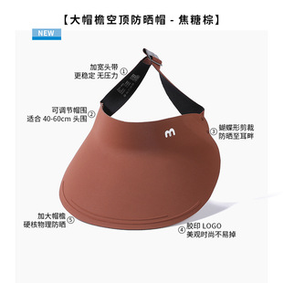 New Foldable Sunscreen Hat Summer Anti-UV Air Top Hat Fashion Outdoor Sports Sun Hat Wholesale