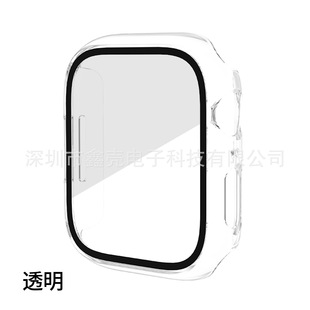 Для Apple iWatch7/8 поколение корпус часов ПК гальванический корпус Пленка интегрированная Защитная крышка Apple S8 поколение в наличии