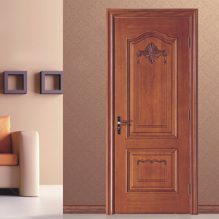 Solid Wood suit paint door Sisen supply door leaf flat and odor-free log color source manufacturers