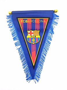 Hot football team commemorative flag triangle flag football club fan supplies hanging flag in stock wholesale