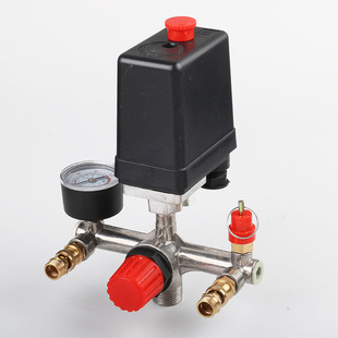 Oil-free silent direct connection air pump air compressor accessories ordinary Bama bracket non-adjustable pressure outlet valve with safety valve
