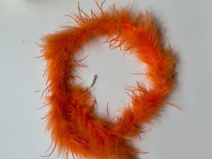 Factory wholesale color 8-10cm ostrich wool encryption headdress decoration decoration feather material clothing accessories