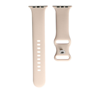 For applewatch8 Silicone Strap Solid Color Iwatch Strap 8 Word Butterfly Buckle Apple Watch Strap