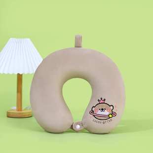 Cross-border U-shaped neck pillow cute cartoon shape office travel flying car essential small pillow nap pillow car accessories