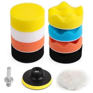 3inch Sponge Polishing Pad Set Custom Paint Surface Grinding Waxing Tool Polishing Disc Scratch Repair Sponge Wheel