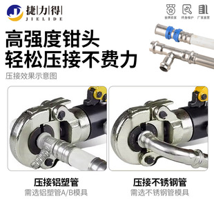 Manual stainless steel pipe clamp stainless steel water pipe clamp clamp aluminum plastic pipe hydraulic clamp CW-1525 thin wall water pipe