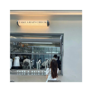 Net red shop advertising light box store decoration long tube creative shape round tube lamp 360 full luminous tube