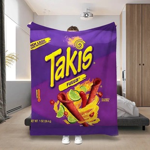 Cartoon Snack Print Blanket, Blanket Super Soft Comfortable Gift Blanket