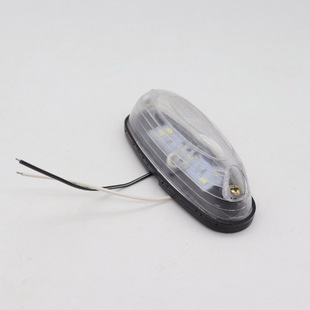 Truck compartment lights 12v24VD strong light box truck width indicator lights high lights mouse lights rubber round review lights