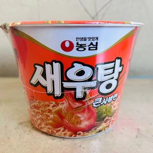 South Korea Imported Korean Instant Noodles Nongxin Spicy Beef Soup Noodles 110g/Bowl Instant Noodles