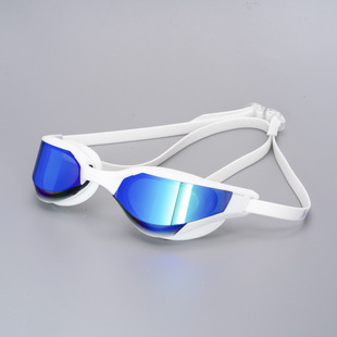Adult Anti-fog Swimming Goggles Professional Racing Swimming Goggles for Competition Training Comfortable Silicone HD Waterproof Electroplated Glasses