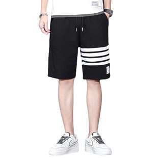 Waffle Shorts Men's Summer Trendy Outer Wear Quick-drying High-end Four-bar Casual Straight Heavy Trendy Sports Pants