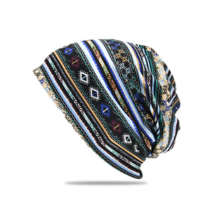 Amazon Explosions Baotou Heap Cap Men's and Women's Pullover Cap Bib Dual-use Cross-border New Printed Headwear Cap Head