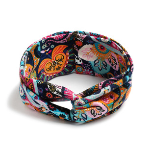 Bohemian ins Style Cross Knot Hair Band Gypsy Style Yoga Sport Hair Band Wide Women's Elastic Headband
