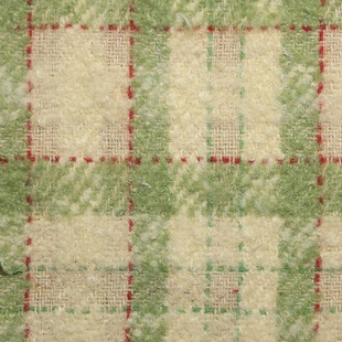 Colorful Plaid Woolen Wool Blended Yarn-dyed Fabric Coat Coat Fashion Bag Fabric Spot