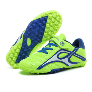 New Children Football Shoes Student Boys TF Crushed Nail Rotating Buckle Women's Training Shoes Cross Border Artificial Lawn Football Shoes