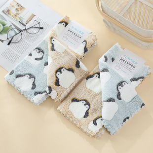 Suxia Thickened Double-Sided Rag Lazy Kitchen Cleaning Cloth Toilet Wipe Hand Towel No Oil, No Hair, Strong Absorbent