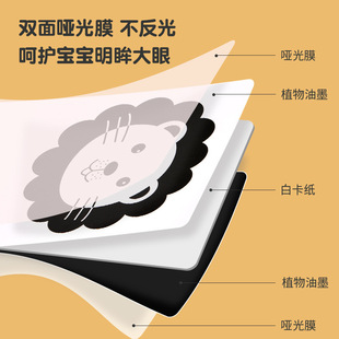 Color Card Attention Training Early Education Visual Excitation Card Baby Color Flash Card Educational Toys