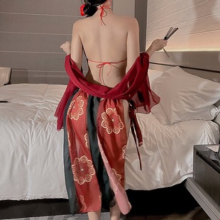 sexy underwear plus size antique flying hanfu passion ancient costume palace wind temptation bellyband uniform suit women's pajamas