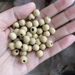 Handmade Materials Oval Wooden Beads Wooden Tube Beads Round Natural Wooden Beads Material Beads Jewelry Accessories